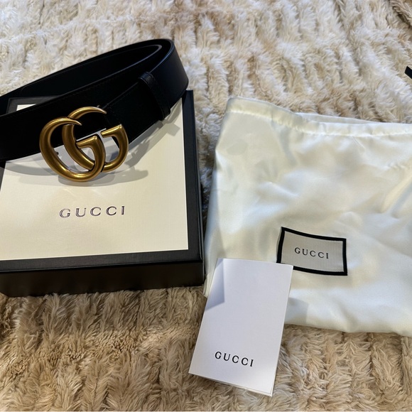 GG MARMONT WIDE BELT 85/34 - Picture 2 of 7